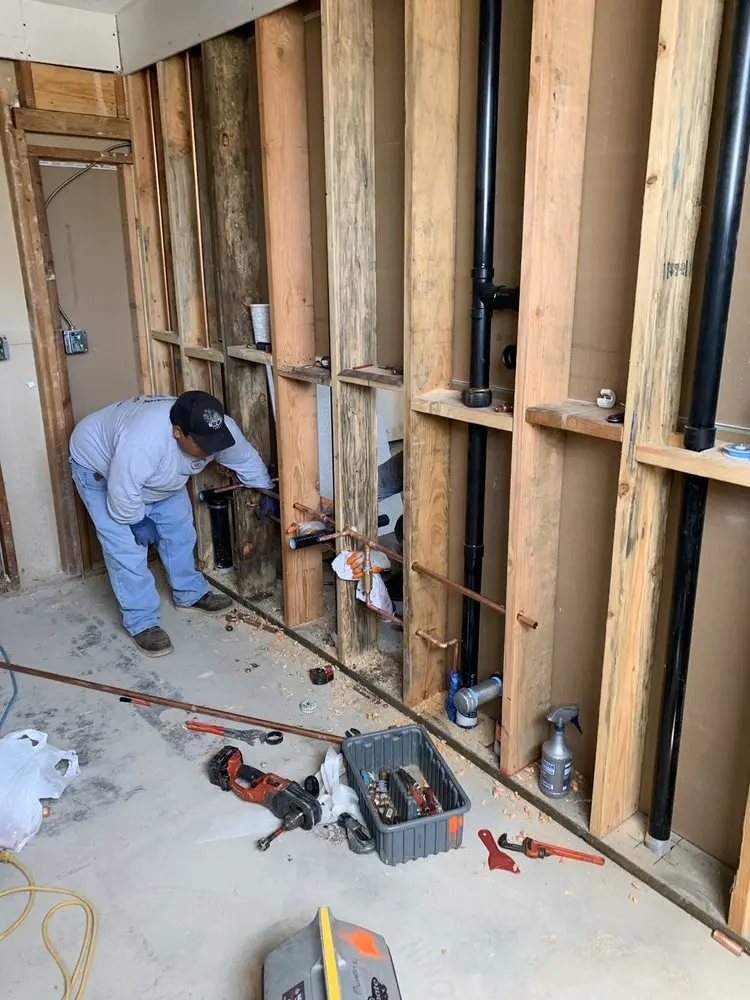 Commercial rough-in plumbing for Gas Line Repair in Ivywild